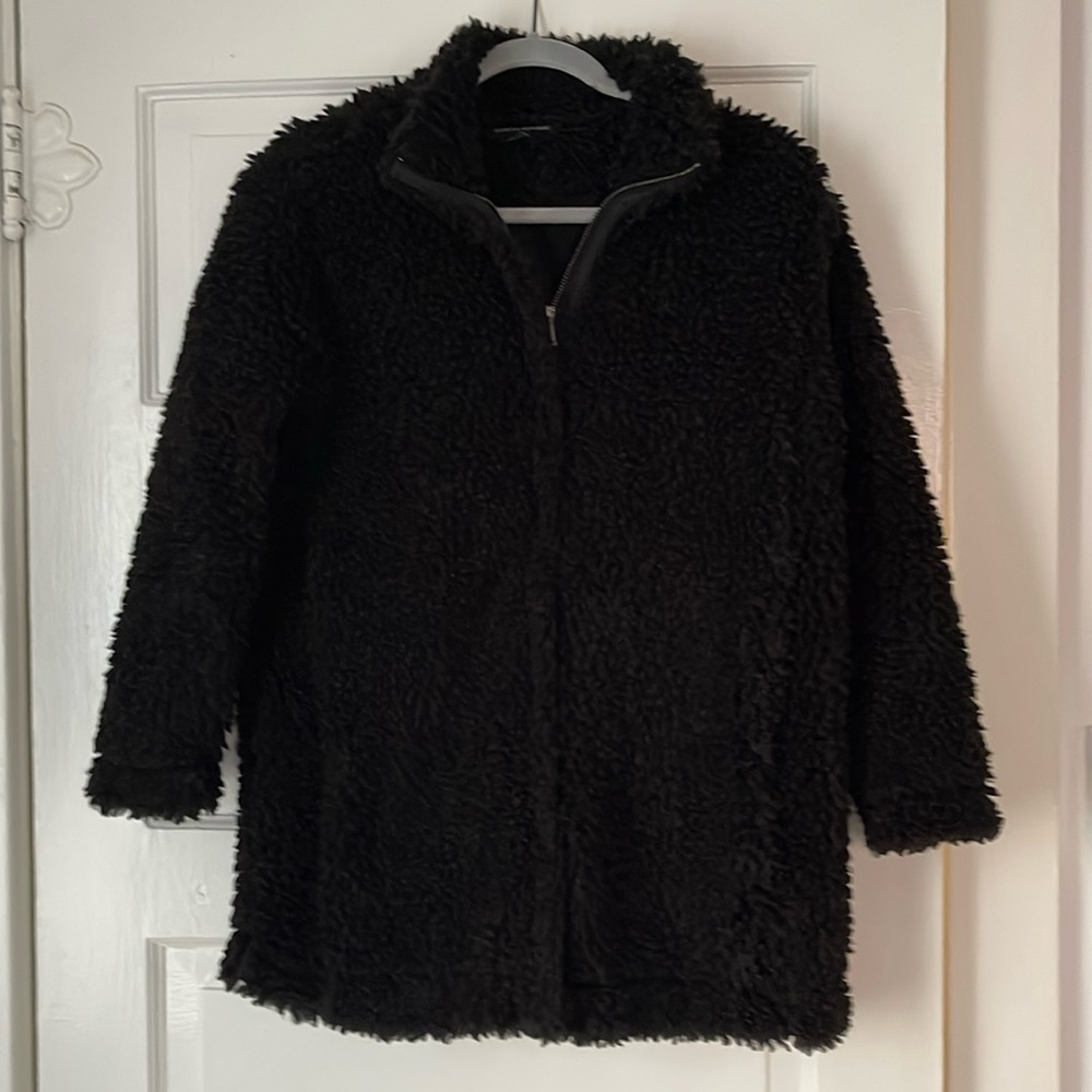 Banana Republic fleece “Teddy” coat- size XS- EUC.
